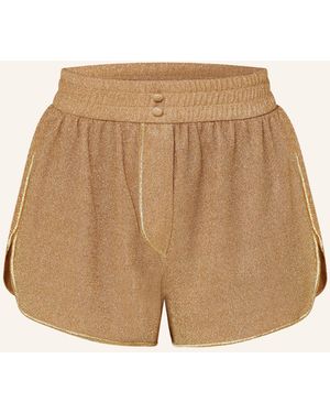 Oséree Shorts LUMIERE mit Glitzergarn - Natur