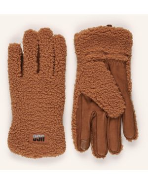 UGG Handschuhe mit Touchscreen-Funktion - Braun