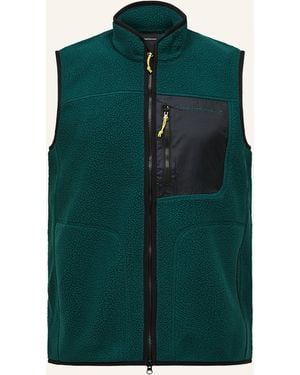 Peak Performance Fleeceweste NATURERUSH PILE - Grün