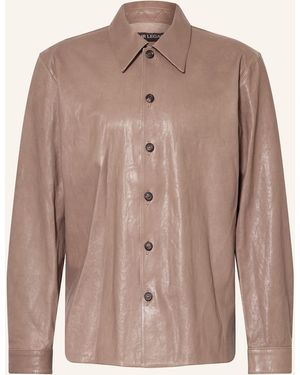 Our Legacy Leder-Overjacket - Grau