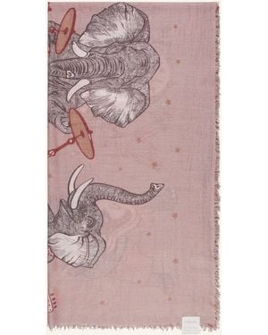 Hemisphere Tuch mit Cashmere - Pink