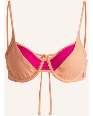 HUGO Bikini-Oberteil DUO LAYER BRALETTE Regular Fit - Pink