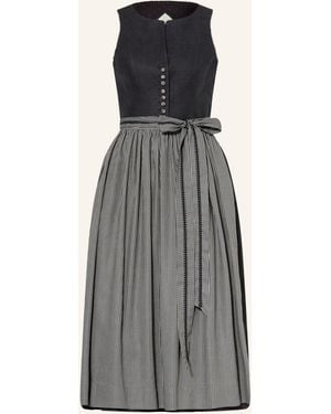 WALDORFF Dirndl ALBA aus Leinen - Mehrfarbig