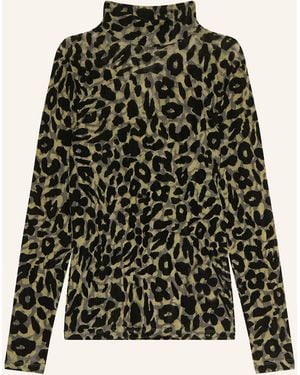 Marc Cain Longsleeve aus Mesh - Schwarz