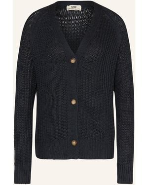 SMINFINITY Strickjacke aus Seide - Blau