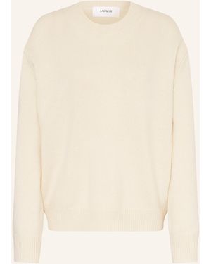 LADNERI Pullover CHARLOT aus Merinowolle mit Cashmere - Natur