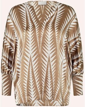 Hemisphere Blusenshirt aus Seide mit 3/4-Arm - Natur