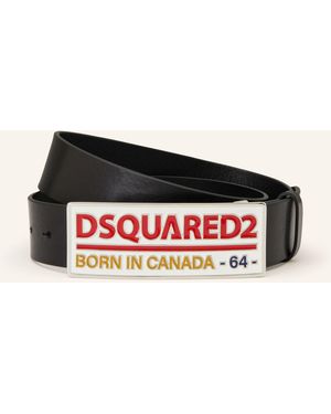 DSquared² Ledergürtel - Schwarz