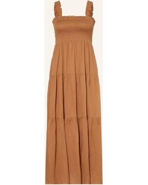 Lolly's Laundry Kleid NUDALL mit Rüschen - Natur