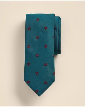 Brooks Brothers Silk Zodiac Tie - Blue