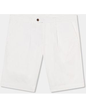 Brooks Brothers Classic Cotton Shorts - White