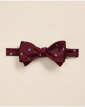 Brooks Brothers Silk Foulard Bow Tie - Brown