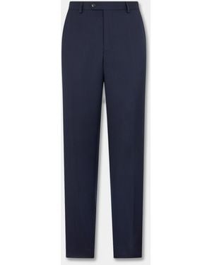 Brooks Brothers Virgin Wool Trousers - Blu