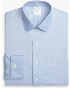 Brooks Brothers Camicia Azzurra Con Vestibilità Tradizionale Non-Iron - Blu
