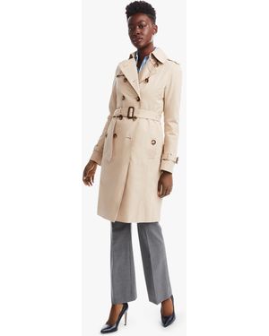 Brooks Brothers Water-Repellent Cotton Trench - Natural