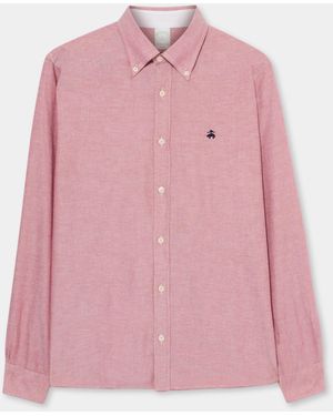 Brooks Brothers Oxford Slim Fit Hemd Mit Button Down Kragen - Pink