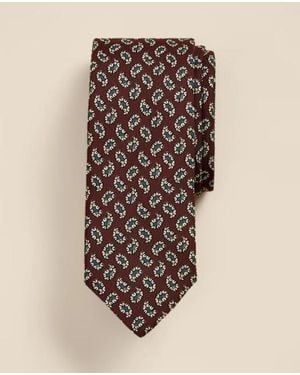 Brooks Brothers Silk Paisley Tie - Natural