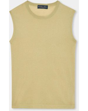 Brooks Brothers Silk Blend Top - Yellow