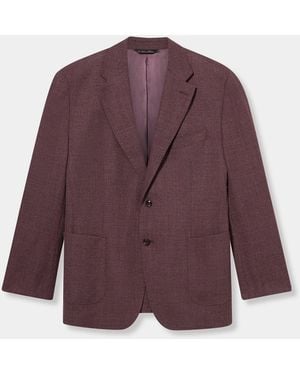 Brooks Brothers Blazer Aus Hopsack-Virgin-Wolle - Lila