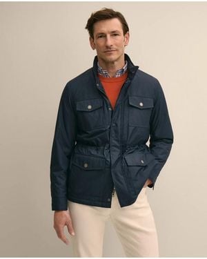 Brooks Brothers Water-Repellent Field Jacket - Blue
