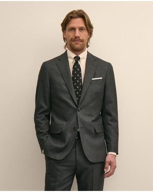 Brooks Brothers Explorer Collection Slim-Fit Wool Birdseye Suit Jacket - Gray