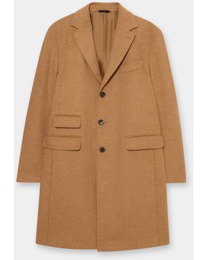 Brooks Brothers Wool Dress Coat - Brown