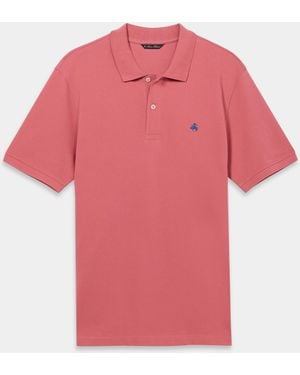 Brooks Brothers Cotton Piqué Polo - Pink
