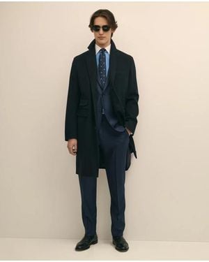 Brooks Brothers 1818 Wool Topcoat - Blue