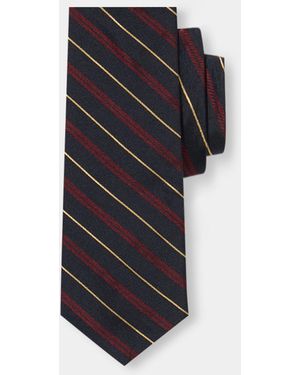 Brooks Brothers Regimental Silk Tie - Black