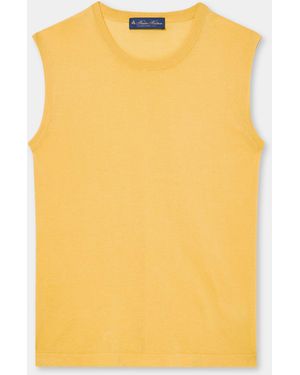 Brooks Brothers Silk Blend Top - Yellow