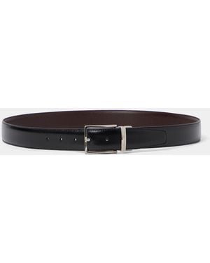 Brooks Brothers Reversible Bovine Leather Belt - Bianco