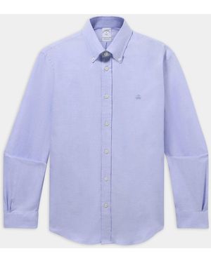 Brooks Brothers Oxford-hemd Regular Fit Mit Button-down-kragen - Azul