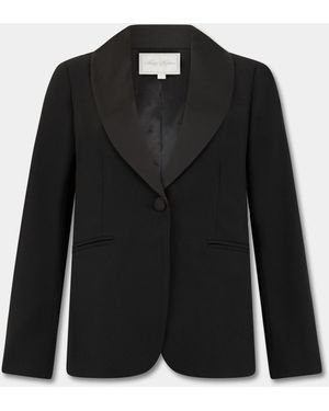 Brooks Brothers Crepe Tuxedo Jacket - Black