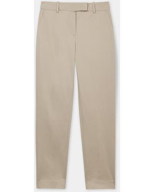 Brooks Brothers Stretch Cotton Trousers - Natural