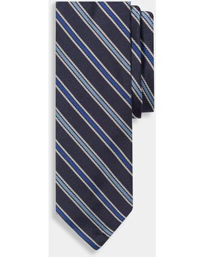 Brooks Brothers Regimental Silk Tie - Blue