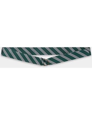 Brooks Brothers Regimentale Seidengürtel - Grün