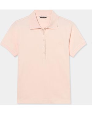Brooks Brothers Cotton Piqué Polo With Embroidered Logo - Pink