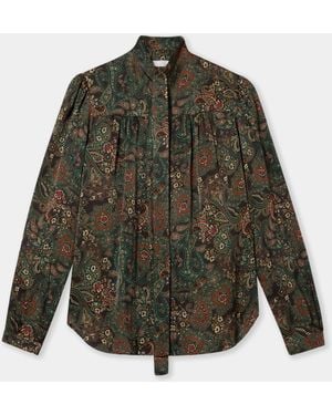 Brooks Brothers Paisley Shirt - Green