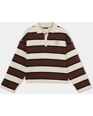 Brooks Brothers Rugby Polo With Embroidered Logo - Brown