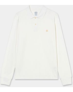 Brooks Brothers Polo With Logo - White