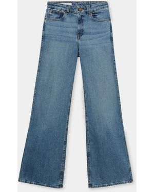 Brooks Brothers Flared Denim Trousers - Blue