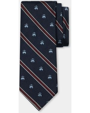 Brooks Brothers Regimental Golden Fleece Tie - Blue