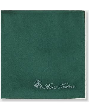 Brooks Brothers Plain Silk Pochette - Green