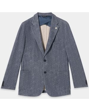 Brooks Brothers Cotton Blend Jersey Jacket - Blue