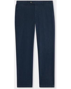 Brooks Brothers Regular Fit Microtwill Stretch Cotton Chino - Blu