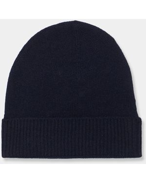 Brooks Brothers Cashmere Beanie - Blue