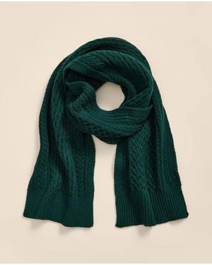 Brooks Brothers Merino Wool Aran Scarf - Green