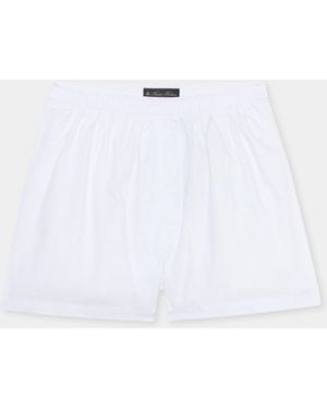 Brooks Brothers Plain Boxer - White
