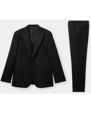 Brooks Brothers Virgin Wool Tuxedo Suit - Black