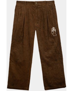 Brooks Brothers Brain Dead X California Pleated Trouser - Brown